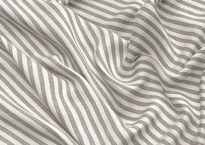 Emily Bond Oscar Stripe, Smoke - Twist&Fit Roman Blind - Image 4
